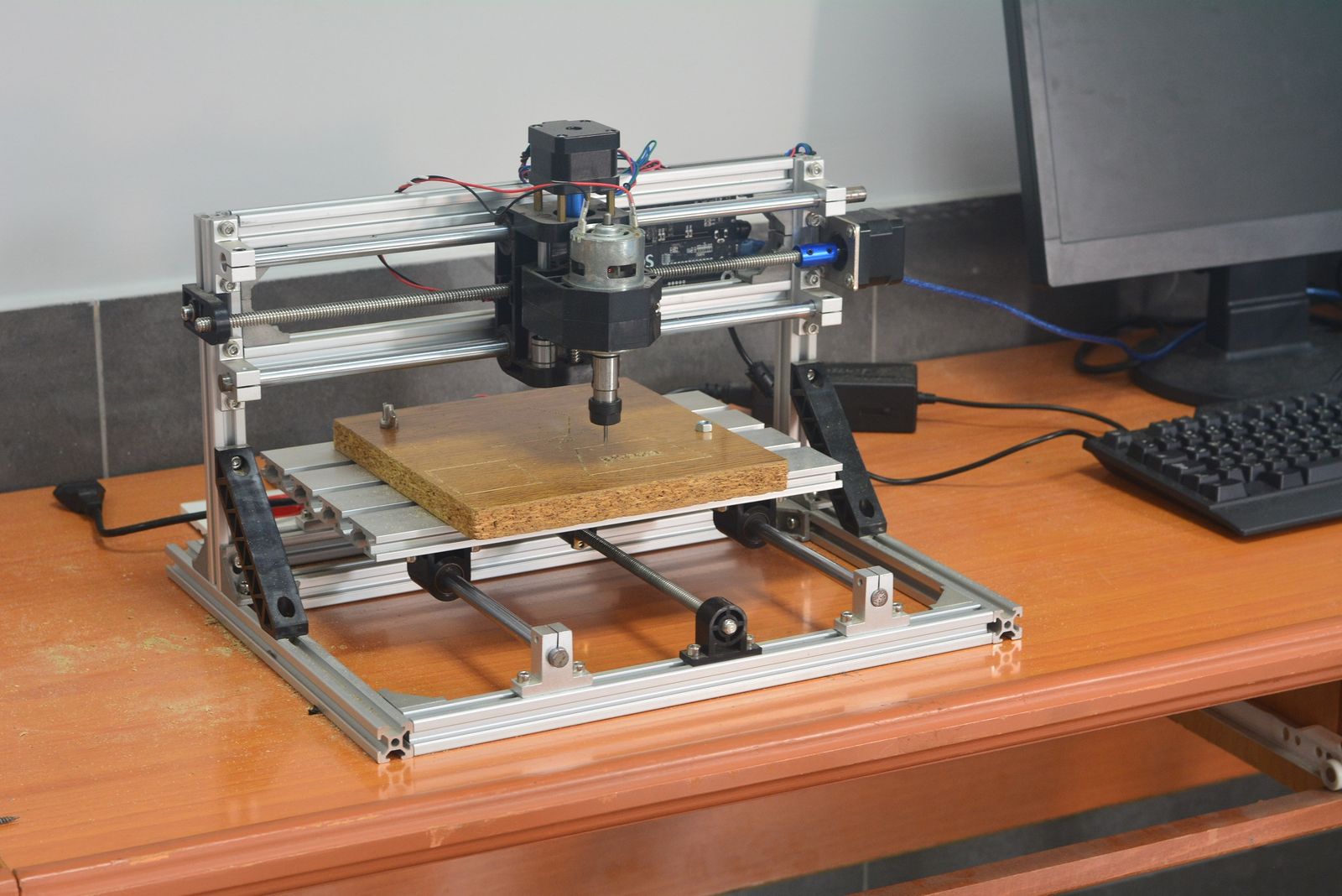 CNC milling machine, work area