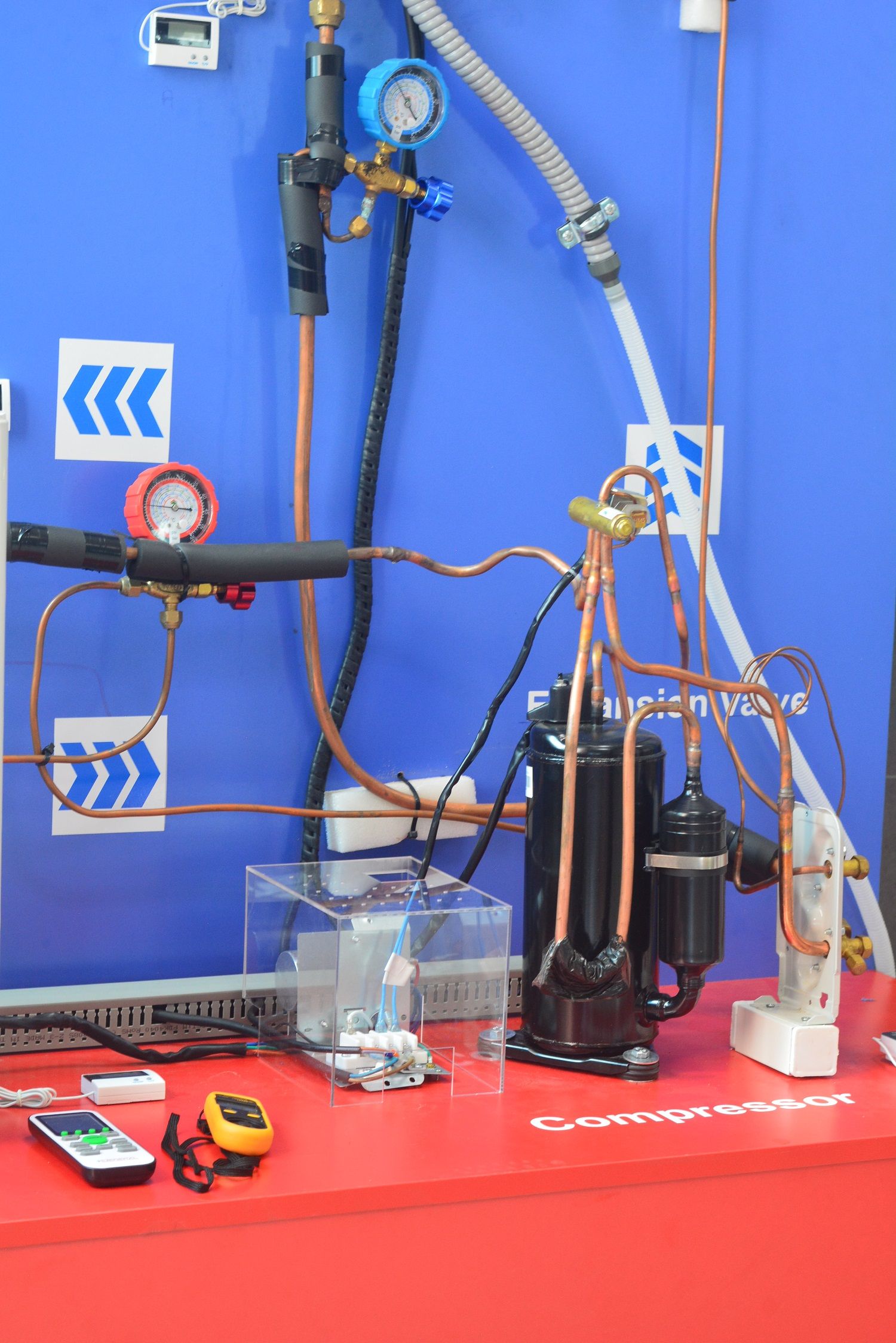 Refrigeration kit, gauges and sensors
