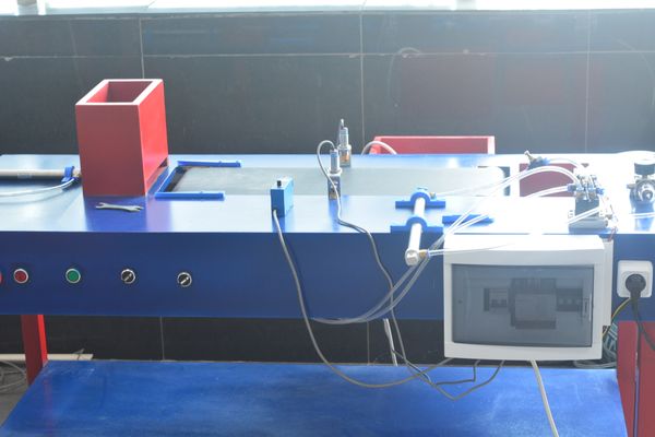 Industrial automation kit, side view