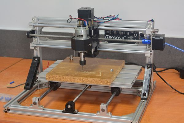 CNC milling machine, view 1